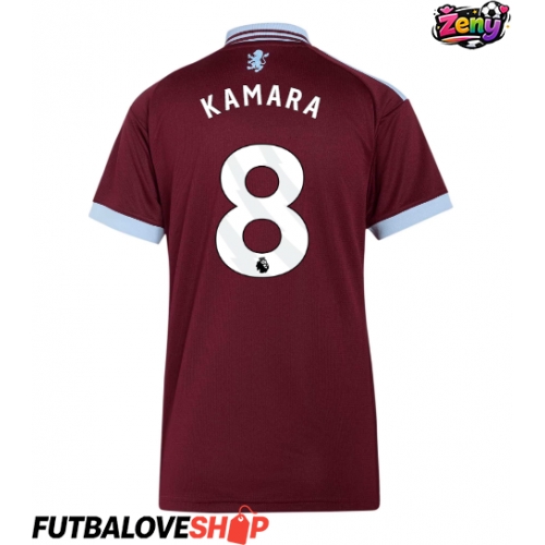 Dres Aston Villa Boubacar Kamara #8 Domáci pre Ženy 2026-27 Krátky Rukáv
